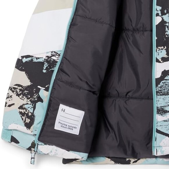 🆕Columbia Girl's Horizon Ride II Jacket- Youth L-Shark Geoglacial/Dark Stone/Wh - Picture 3 of 3